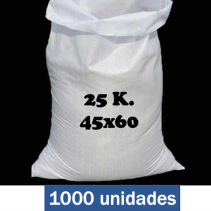 Saco 25 kilos (45x60) 1.000 unidades