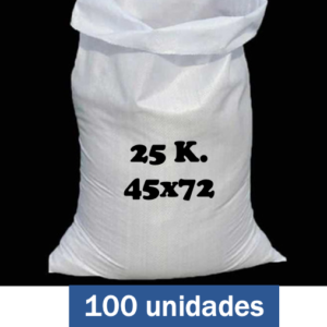 Sacos 25 kilos (45x72) 100 unidades
