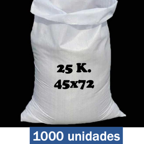 Sacos 25 kilos (45x72) 1000 unidades